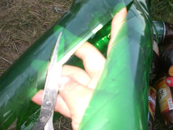 листва для пальмы из пластиковых бутылок
